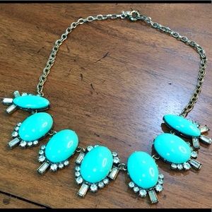J Crew turquoise Statement necklace